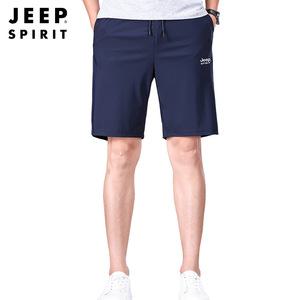 JEEP SPIRIT 지프 남성용 캐주얼 여름얇은 쿨 트레이닝 반바지 23MA783TR7270+사은품