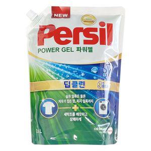 빨래 드럼일반겸용 2.1L 액체 빨래비누 세탁 일반드럼겸용 물비누 딥클린 세탁리필 파워젤 세제 퍼실