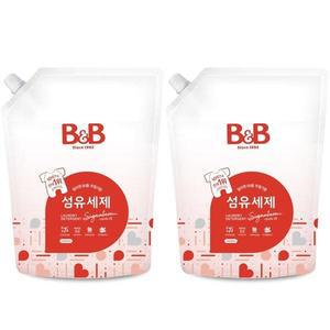 [비앤비]유아 섬유세제 시그니처 1500ml 리필 2입