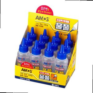 아모스 물풀 120ml 12개입 1박스 액체괴물만들기 물풀