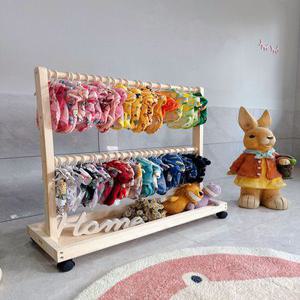 원목 애견 옷 행거 강아지 옷장 옷걸이 진열대 진열장 의류 수납장 선반 판매대 반려견 수납