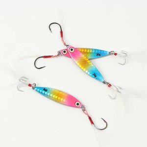 갈치공략용 고휘도 메탈지그 20g/루어/바이브/트레블훅/포인트집중/입질유도/케이스포함