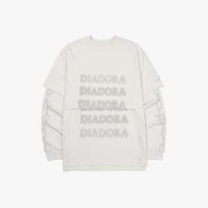 [매장정품] 디아도라 [] 락앤런 레이어드 롱슬리브 LIGHT GREY D3321RRL31GRL