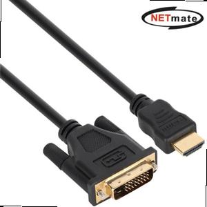강원전자 넷메이트 NMC-HD01E HDMI to DVI 케이블 1m