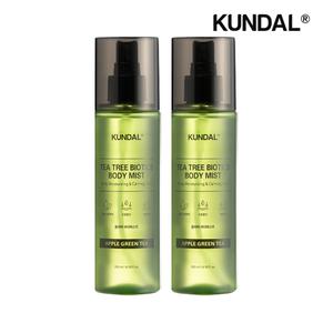 [쿤달]쿤달 티트리 바이오틱스 클리어 바디 미스트 200ml x2개