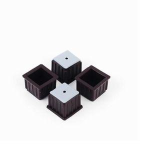 사각 의자발커버 4P 적정 21mm 싸게 의자 덮개소음방지캡 바닥보호 의패드 끌림 의캡 미끄럼 책상고정 다리