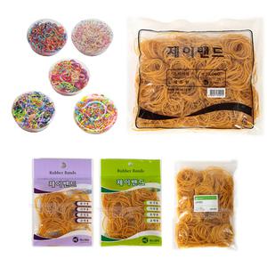 칼라 컬러 노란 노랑 고무밴드 밴드 고무줄 줄 끈 1.5cm 2cm