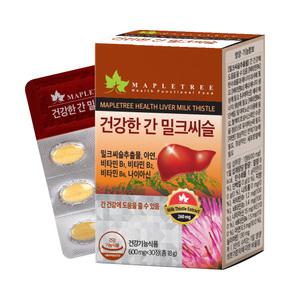 메이플트리 건강한간 밀크씨슬 30정 1개월분
