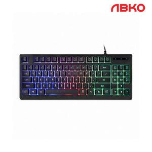 앱코 해커 K150 멤브레인 텐키리스 레인보우 LED