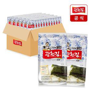 [광천김] 3대째 달인 파래 도시락김 4g 3봉x20팩 총60봉 / 넉넉하게 대용량
