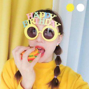 파스텔 베이직 파티 안경 해피벌스데이 올데이 생일 (WFH5N32)