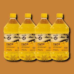 [기타] 노브랜드 카놀라유 식용유 바삭한 튀김 부침 2L X 4개 대용량