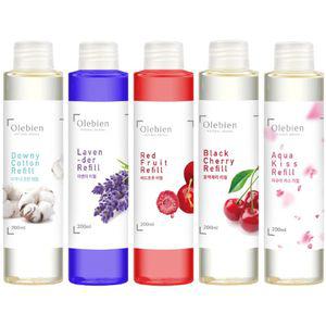 HT 올레비엔 퍼퓸 디퓨저 리필 200ml 5종택1가정용 침실용 방향제 용방향제 집안 퓨져 아로마 인테리어