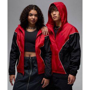 [매장정품] 나이키 NIKE 조던 브루클린 후드 드래프트 재킷 M - 바시티 레드블랙세일블랙 / HF9333-636