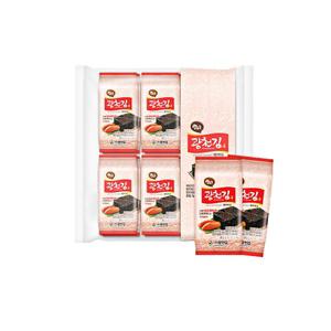 광천김 밥도둑 명란알 도시락김 4g x 120봉(12단x10팩)_명란김