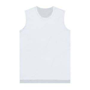 남녀공용 레이어드 이너 오버핏 무지 라운드 민소매 티셔츠 S-4XL
