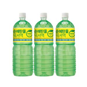 카렉스 사계절 친환경 에탄올 워셔액 1.8L 3개
