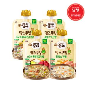 맘스쿠킹 유아 이유식(12개월~) 된장찌개 1개+닭백숙 1개+순두부찌개 1개+소불고기 1개