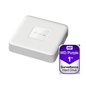 티피링크 VIGI NVR1104H-4P+1TB 하드 4채널 POE 녹화기 세트