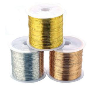 얇은 구리선 비즈 공예 와이어 재료 0.3mm 100M
