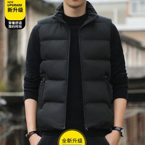 남자조끼 가을 패딩 조끼 슬림 민소매 가벼움 캐주얼 코트 남성 S3M2