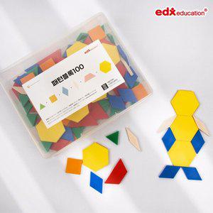 [기타][EDX] 패턴블럭100P(리빙박스)