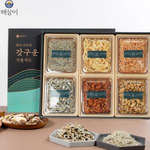 해살이 6종 건어물 선물세트 호두 건새우 황태 멸치세트