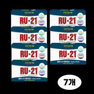 ]알유21 RU 21 비타민C 750mg x 6정 7개 술깨는약 편의점 음주전후 숙취해소제 (무료배송)