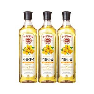 사조 카놀라유 900mL x 3개