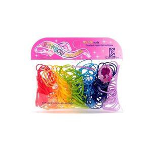 Rainbow 미니레인보우 칼라 머리고무줄 머리끈 헤어