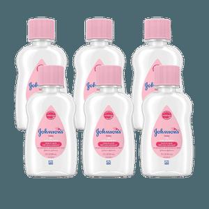 존슨즈 베이비 오일 모이스처 오리지널 여행용 휴대용 89ml 6개
