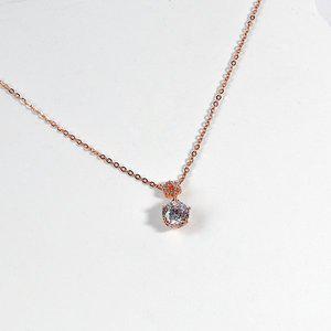 [샤밍주얼리]3부 5부 다이아 목걸이 천연 GIA 라비앙 로즈 프로포즈 결혼 기념일 선물 예물