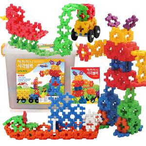 한립토이즈 해피 미니 사각 십자블럭 378PCS