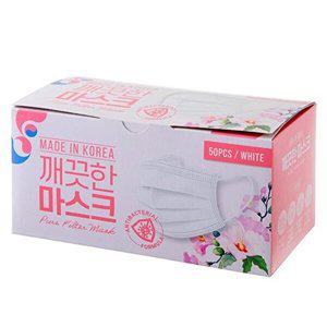 [셀러허브 1][HYD2KKKK_51CC]국내생산 마스크50매 3중필터 덴탈 100매