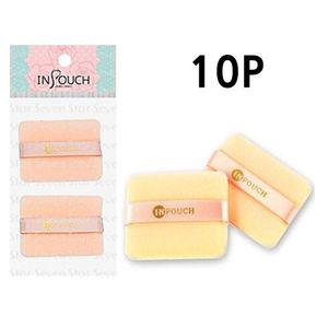 후로킹사각퍼프 10P 분첩 메이크업 화장소품용 세트 페이스 얼굴 뷰티 파우더 파운데이션 투웨이케익