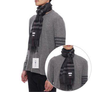 [버버리] 24FW 남성 체크 캐시미어 머플러 (8077880 CHARCOAL M 24F)