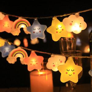 감마파파 캠핑 LED조명 스트링 무드등 앵두 4종 네온사인 장식 할로윈 알전구 건전지 야외