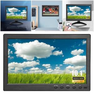 10.1 인치 HDMI 호환 모니터 HDMI 호환  HD 컬러 비디오 화면 TV 및 컴퓨터 디스플레이용 소형 IPS 차량용