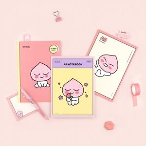 카카오프렌즈 A5 노트 3P 세트 어피치 캐릭터 공책세트