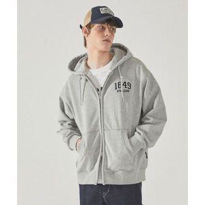 후아유 WHO.A.U Campus Small Logo Hood Zip-up WHMZF2391U 126621