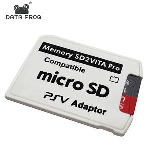cf카드 메모리카드  데이터 개구리 Ps Vita 메모리 카드 어댑터 PS 게임 SD 슬롯 변환기 3.60 시스템 마이
