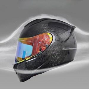 카본 풀페이스 헬멧 오토바이 소두핏헬멧 AGV DOT 핑크 섬유 방지 가방 Motesen