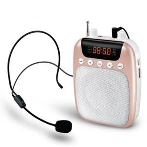 야외 브리핑용 허리착용스피커 헤드폰마이크 목소리증폭기