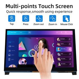 IPistBit MIPI TFT DSI 터치스크린 모니터, LCD 디스플레이 화면, 라즈베리 파이 5, A 7 인치, 800*480