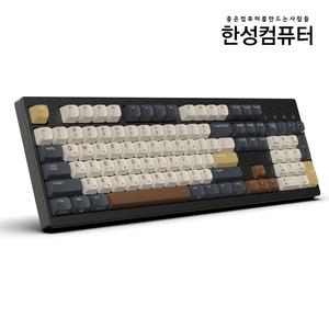 :한성컴퓨터 TFG Magnetox XF 듀얼 8K 게이밍 키보드 저소음 (Mocha Cocoa)