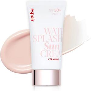 에스포아 기초 워터 스플래시 썬 크림 세라마이드 60ml SPF50 PA 얼굴 전신용 자외선 보습 광택 투명감 내
