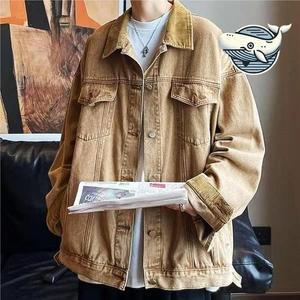 [라일리] Rly 봄가을 캐주얼 빅사이즈 오버핏 데님 코튼 자켓