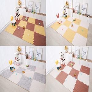 EVA 조립매트 1세트 (31x31Cm) 우드패턴 16개