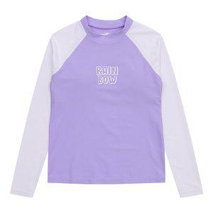 [소이]23M0458 바이올렛 크롭 래쉬가드티