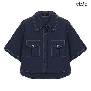 [정품] 에이비플러스 스탠카라 스티치 숏 반팔 자켓 (AFX2QJ31A)597417